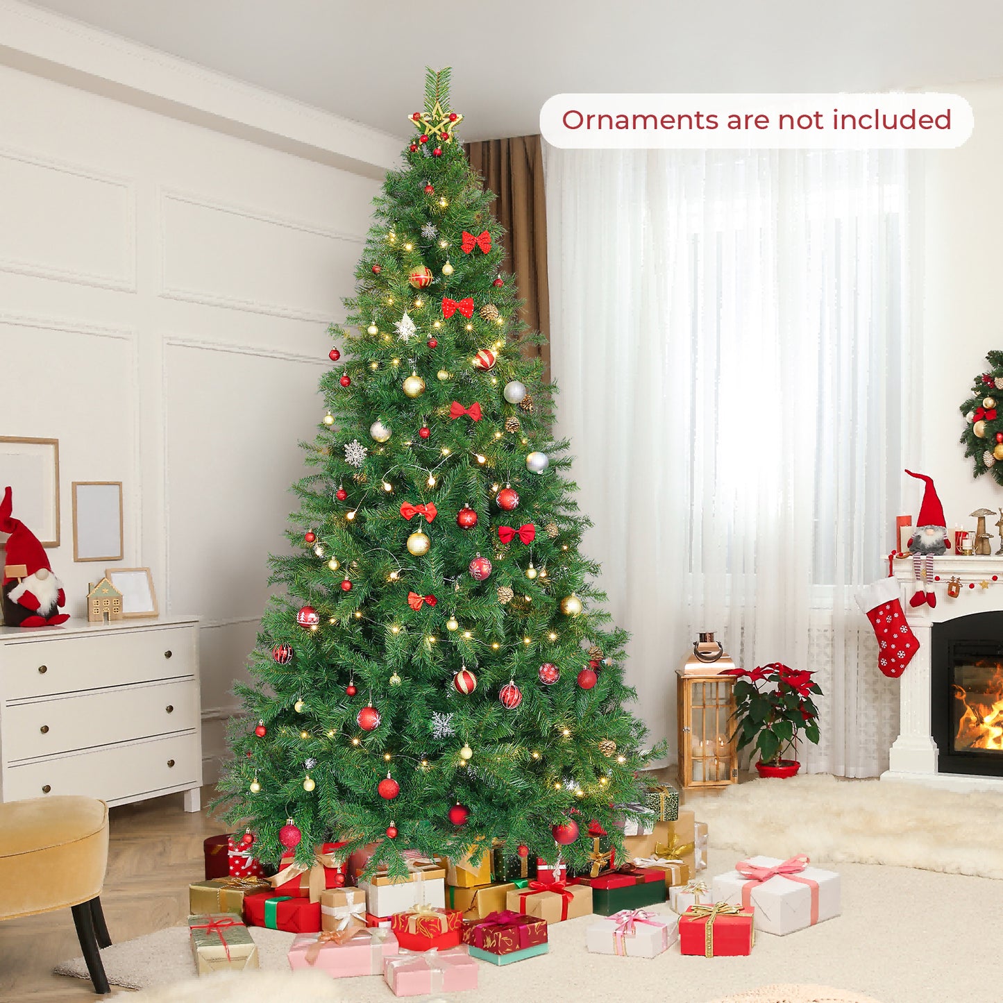 7.5ft Artificial Christmas Tree with 1000 Tips