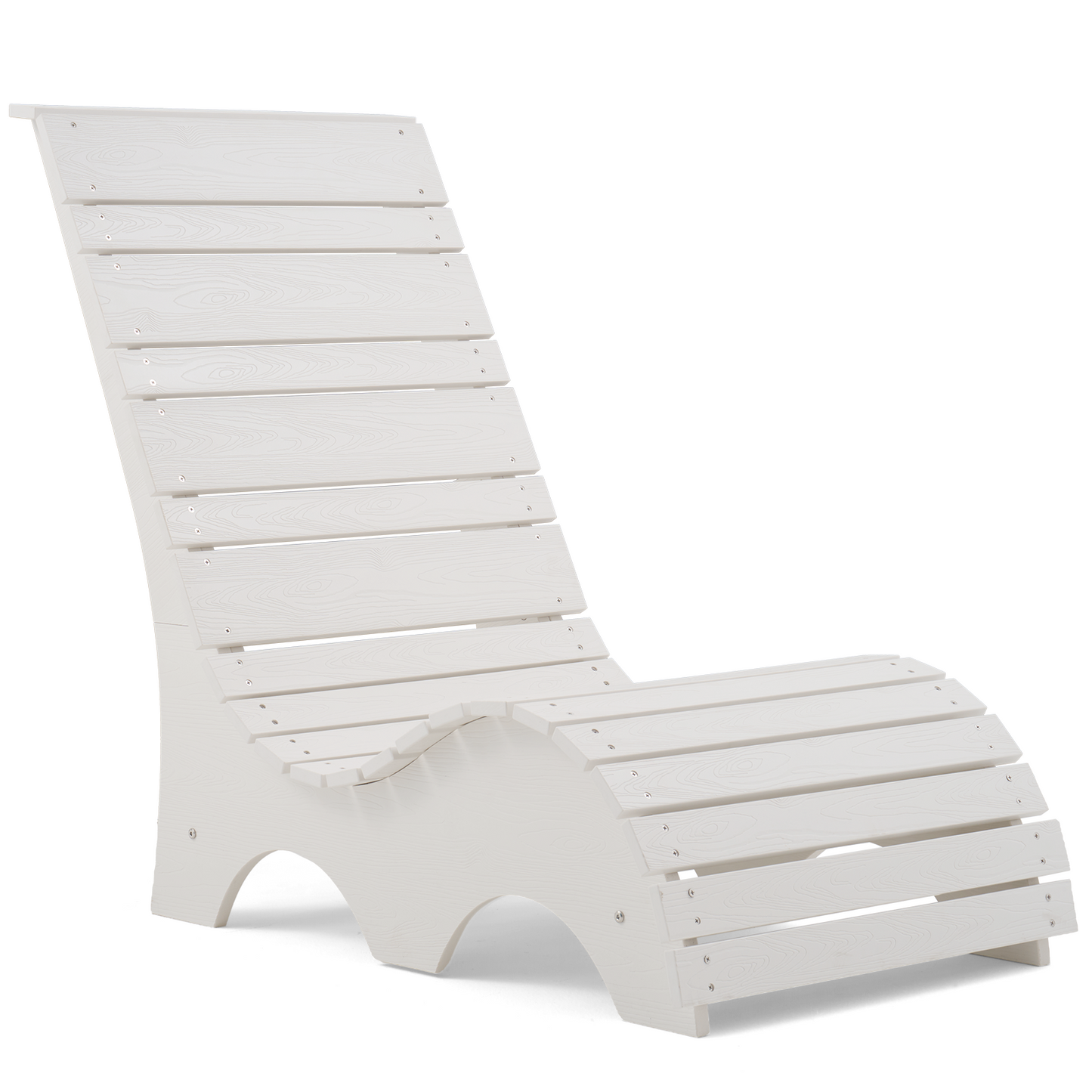 HDPS In Pool Lounge Chairs Set of 2, Waterproof Pool Chairs, White